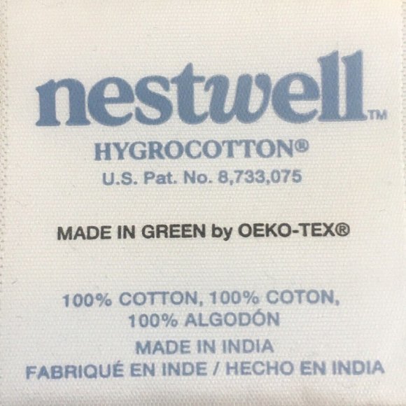 2 new Nestwell™ Hygro 100% Cotton 16"x28" HAND Towels LAUREL WREATH GREEN color - Picture 2 of 6